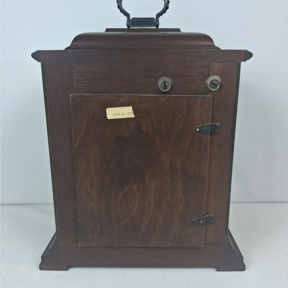Vintage Seth Thomas Legacy 3W Mantel Clock Model 1314 German Movement Chime